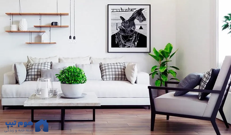 چیدمان وسایل به طوری ک جلوی دید را نگیرد- هوم تیپس