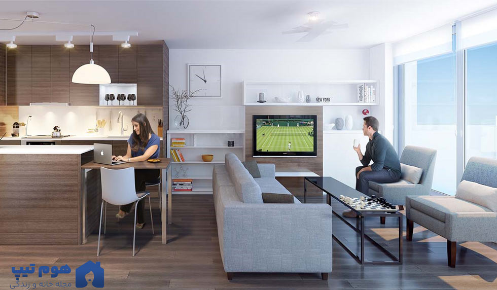 حذف درهای اضافی و ایجاد پلان باز - هوم تیپس