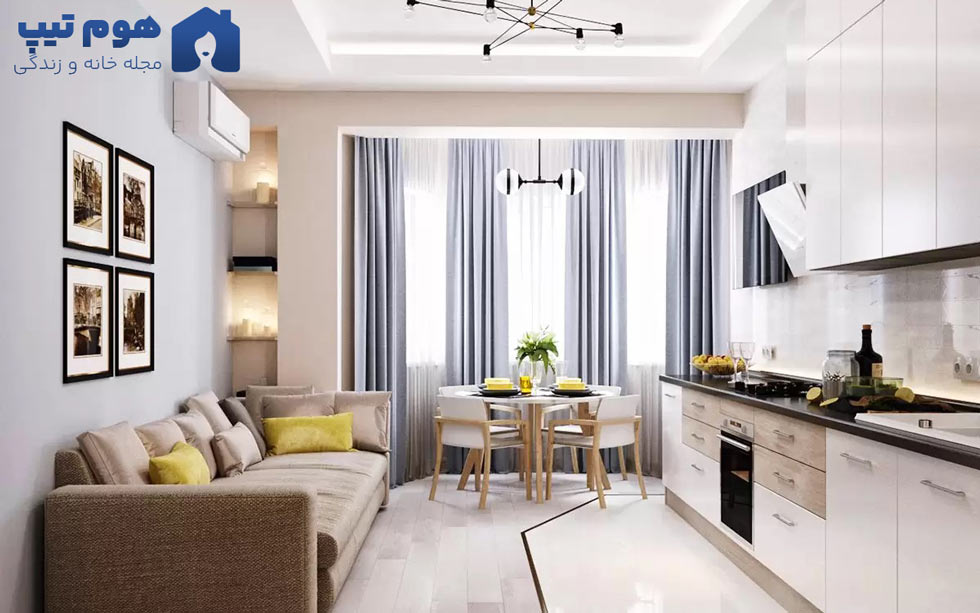 اصول طراحی فضای داخلی کوچک - هوم تیپس