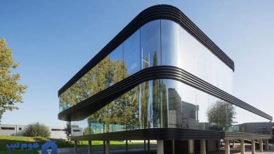 نمای شیشه ای در عصر مدرن - هوم تیپس