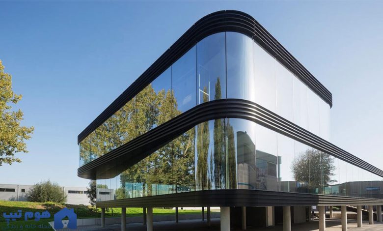 نمای شیشه ای در عصر مدرن - هوم تیپس