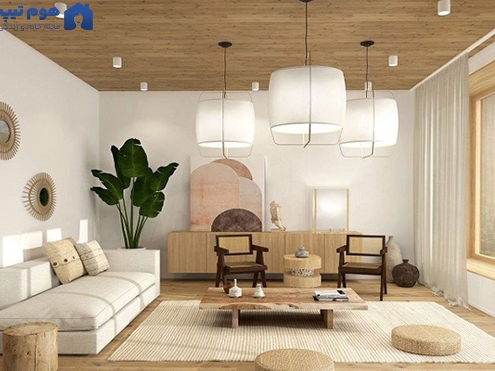 استفاده از لوستر در دکوراسیون نشیمن - هوم تیپس