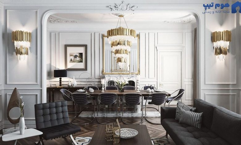 تاثیر لوستر در طراحی داخلی - هوم تیپس