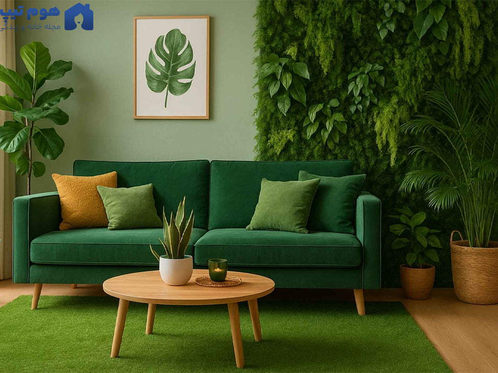 مبل راحتی و شیک برای دکوراسیون فضای نشیمن - هوم تیپس