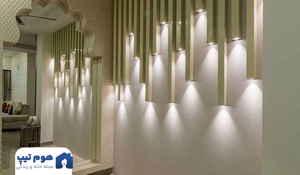 رنگ در نورپردازی فضای خانه - هوم تیپس